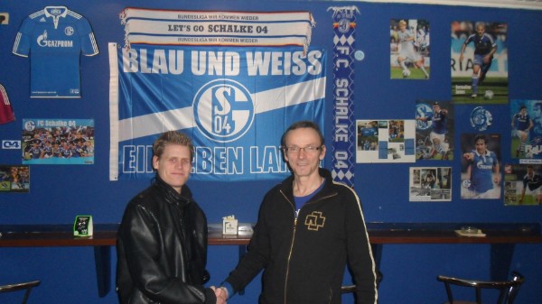 Tobias Gwiasda und Volker Zanders(Vorstand Dio-Knappen)